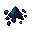 Blue Fireworks Powder