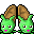 Green Demon Slippers