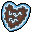 Inscribed Blue Heart