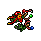 Red Christmas Garland
