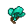 Teal 25 Years Balloon